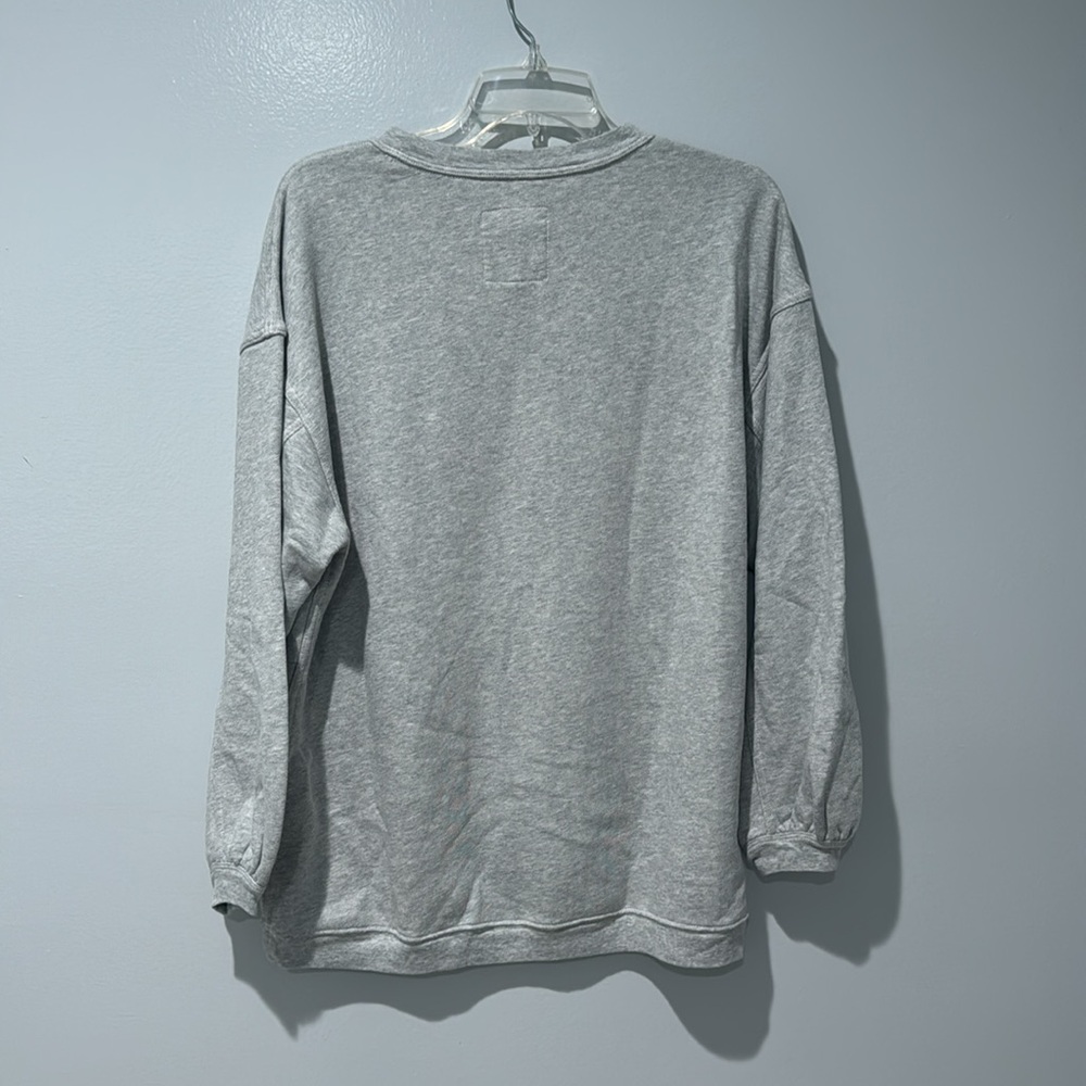 Aerie Women's Sweatshirt Oversized Alumni 3-D Size X-Small Relaxed Fit - Picture 9 of 9